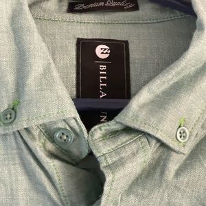 Billabong long sleeve shirt Medium green
